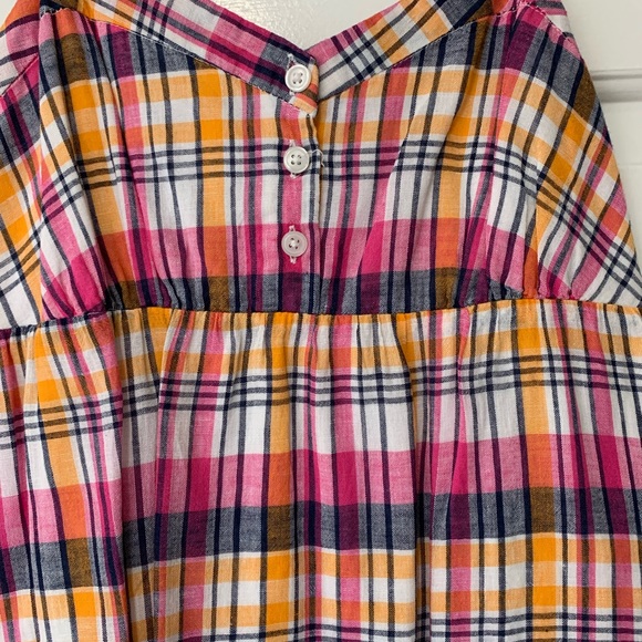 Like New Plaid Lined Sundress by Old Navy - Picture 2 of 10